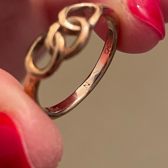 Links of London Rose Gold Plated Sterling Silver Ring - Picture 2 of 8